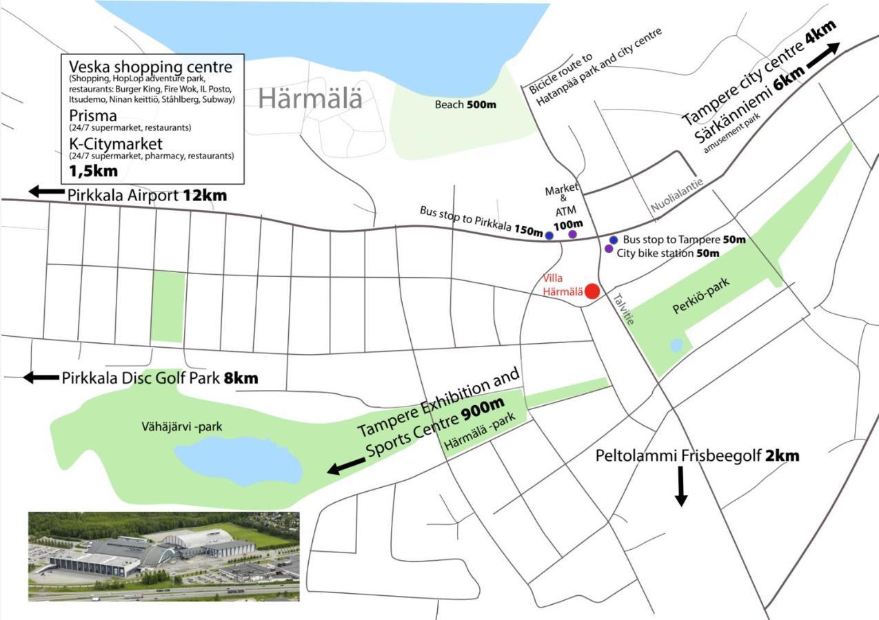 Villa Haermaelae Tammerfors Exteriör bild